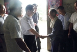 刘高刚到长江埠街办走访慰问困难党员