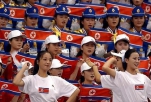 韩媒回顾朝鲜此前所派拉拉队：服装独特秩序井然